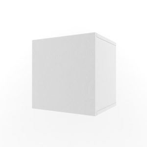 Полка куб с фасадом «НьюТон Грэй»